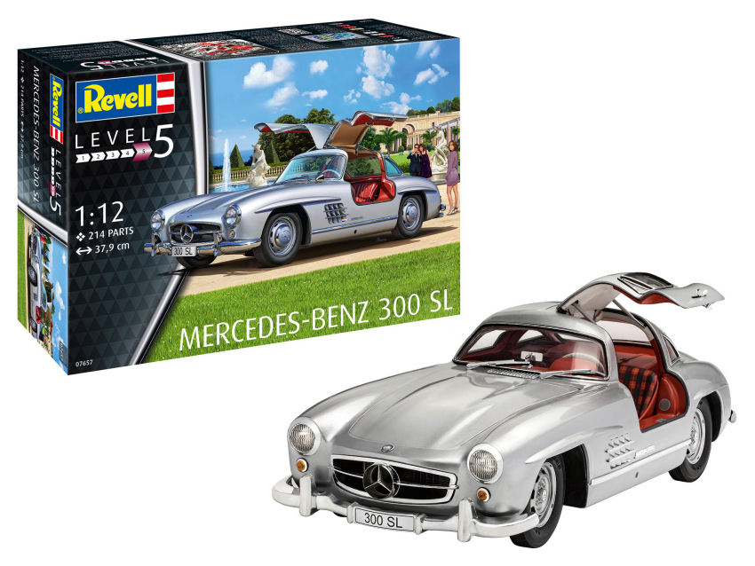 Mercedes 300 SL Kit 1:12 DS Modellismo Mercedes 300 SL Kit scala 1:12 Revell