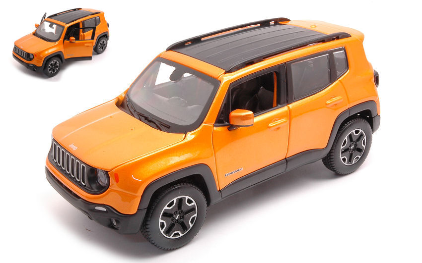 Jeep Renegade Orange 1:24 DS Modellismo Jeep Renegade Orange scala 1:24 Maisto