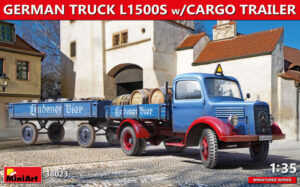 German Truck L1500S W/Cargo scala 1:35