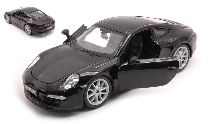 Porsche 911 991 2011 Black 1:24 DS Modellismo Porsche 911 991 2011 Black scala 1:24 Burago