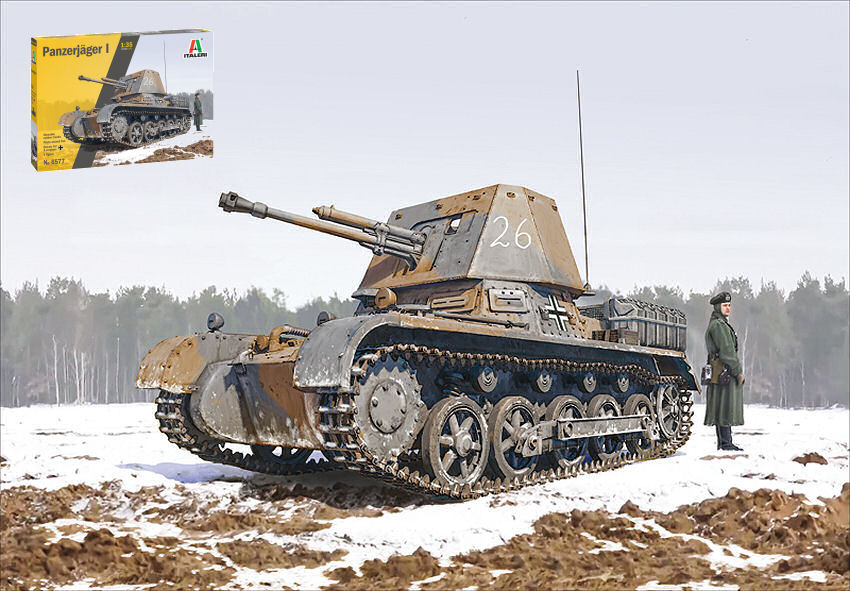 Panzerjager I Kit 1:35 DS Modellismo Panzerjager I Kit scala 1:35 Italeri