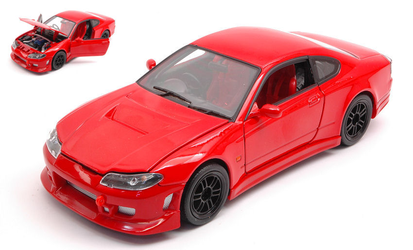Nissan Silvia S15 Tuning Red 1:24 DS Modellismo Nissan Silvia S15 Tuning Red scala 1:24