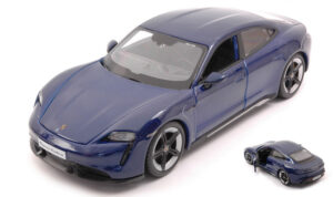 Porsche Taycan Turbo S Blue scala 1:24