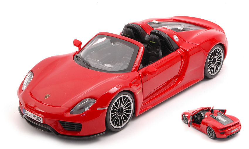 Porsche 918 Spyder 2015 Red 1:24 DS Modellismo Porsche 918 Spyder 2015 Red scala 1:24