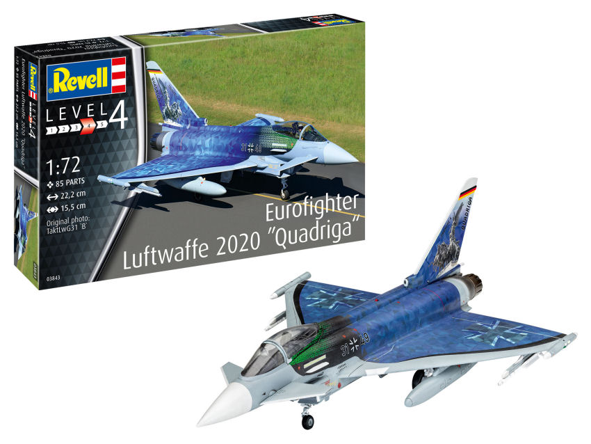 Eurofighter Luftwaffe 2020 "Quadriga" Kit 1:72 DS Modellismo Eurofighter Luftwaffe 2020 scala 1:72