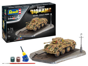 First Diorama Set SD.KFZ.234/2 Puma scala OO