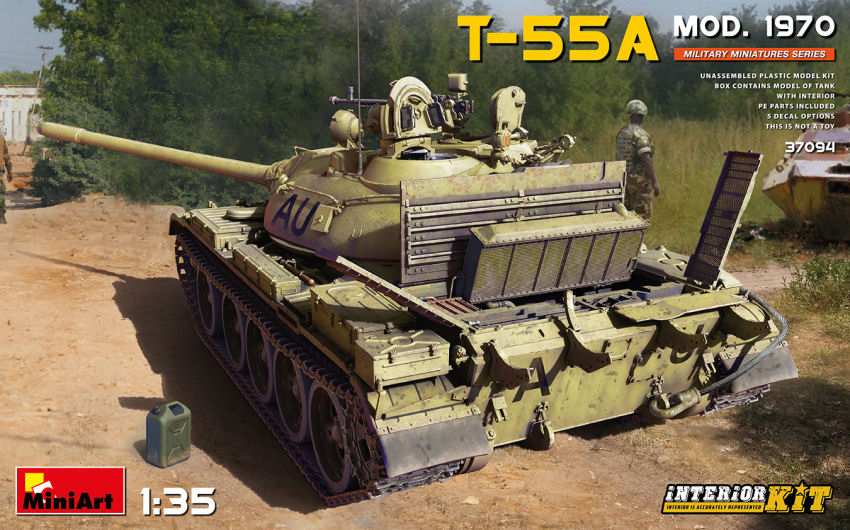 T-55A MOD.1970 Interior Kit 1:35 DS Modellismo T-55A MOD.1970 Interior Kit scala 1:35