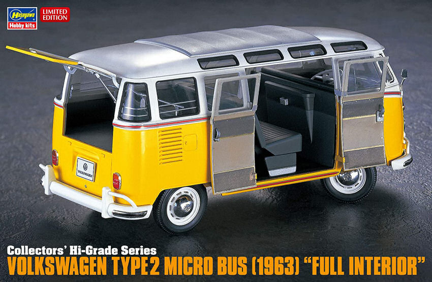 VW T2 Bus 1963 Full Interior Kit 1:24 DS Modellismo VW T2 Bus 1963 Full Interior Kit scala 1:24