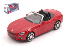 Fiat 124 Spider Red scala 1:43 Burago