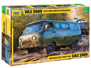 Uaz 3909 Russian Military Van Kit scala 1:35