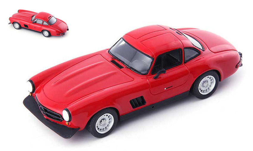 Mercedes 300 Sl Gullwing AMG 1974 Red 1:43 DS Modellismo Mercedes 300 Sl Gullwing AMG 1974 scala 1:43