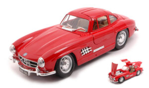 Mercedes 300 Sl 1954 Red scala 1:24 Burago