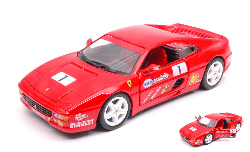 Ferrari 355 Challenge N.1 1997 1:24 DS Modellismo Ferrari 355 Challenge 1997 scala 1:24 Burago