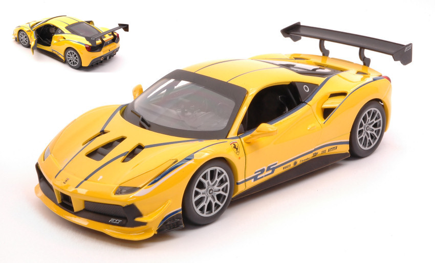 Ferrari 488 Challenge N.25 1:24 DS Modellismo Ferrari 488 Challenge scala 1:24 Burago