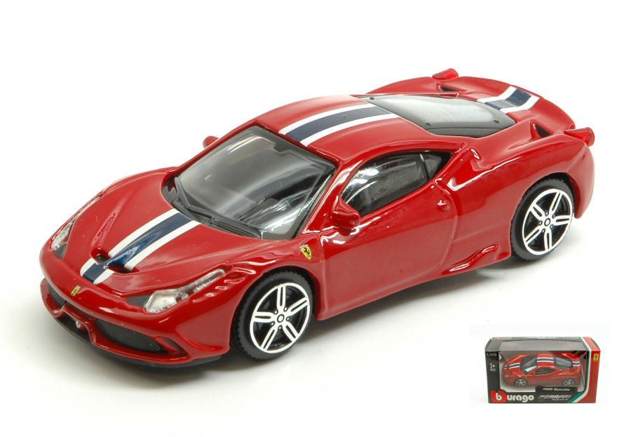 Ferrari 458 Speciale Red 1:43 DS Modellismo Ferrari 458 Speciale Red scala 1:43 Burago