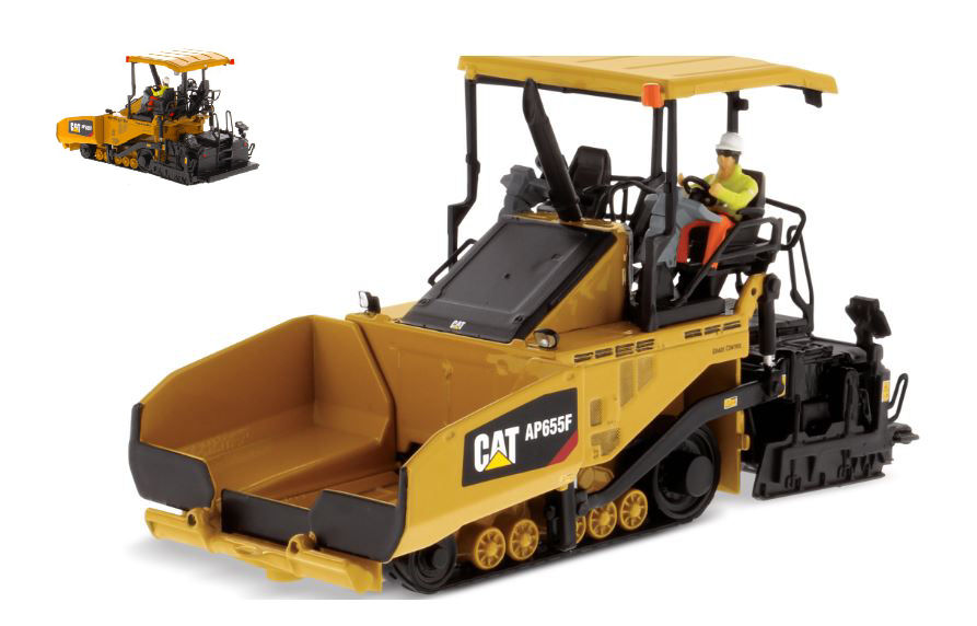 Cat AP655F Asphalt Paver 1:50 DS Modellismo Cat AP655F Asphalt Paver scala 1:50