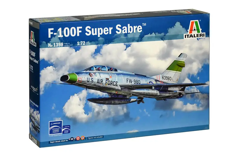 F-100F KIT 1:72 DS Modellismo F-100F Kit scala 1:72 Italeri