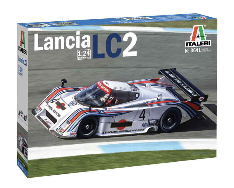 Lancia LC2 Martini Sport Prototipi Anni 80 Kit 1:24 DS Modellismo Lancia LC2 Martini Sport scala 1:24