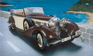 Mercedes Benz 540K Kit scala 1:24 Italeri