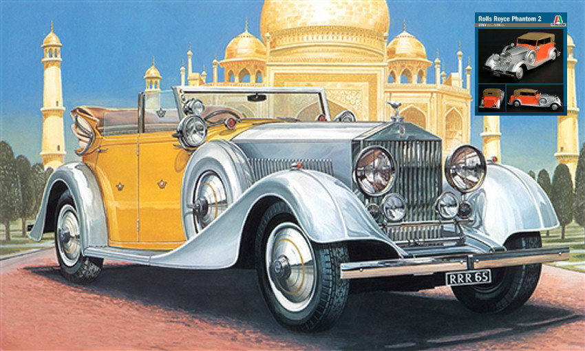 Rolls Royce Phantom II Kit 1:24 DS Modellismo Rolls Royce Phantom II Kit scala 1:24