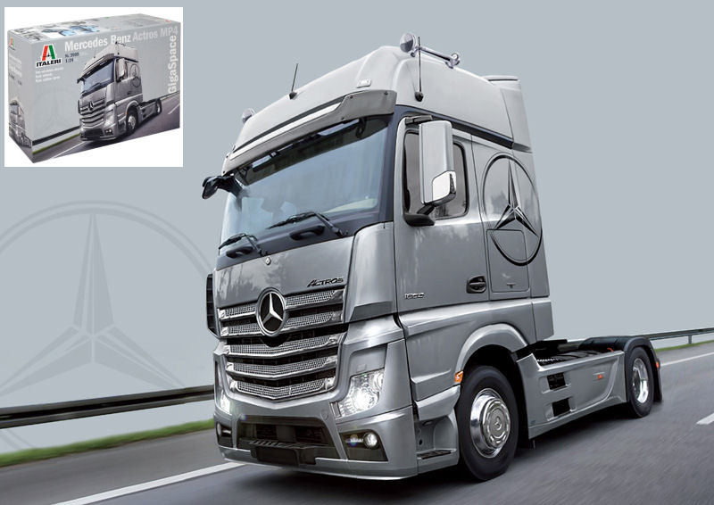 Mercedes Actros MP4 Gigaspace Kit 1:24 DS Modellismo Mercedes Actros MP4 Gigaspace Kit scala 1:24