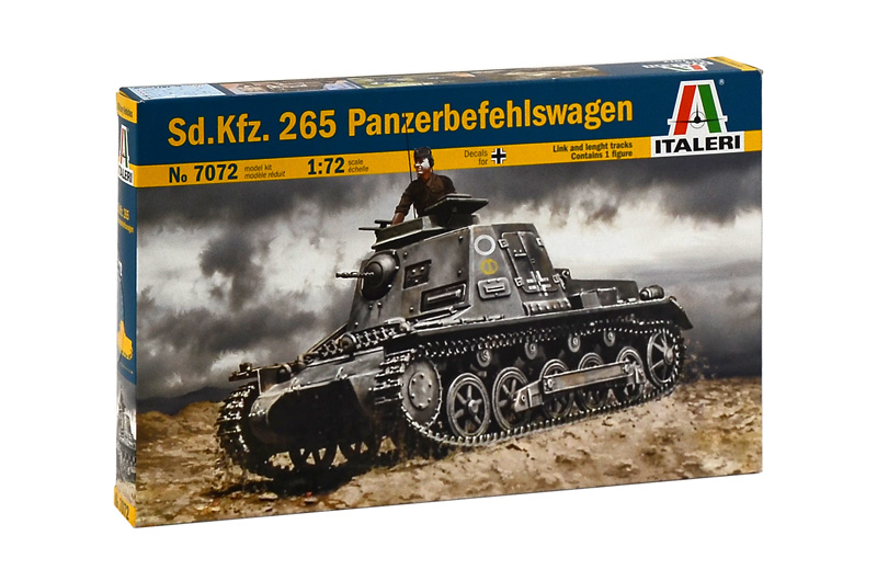 SD KFZ 265 Kit 1:72 DS Modellismo Sd Kfz 265 Kit scala 1:72 Italeri