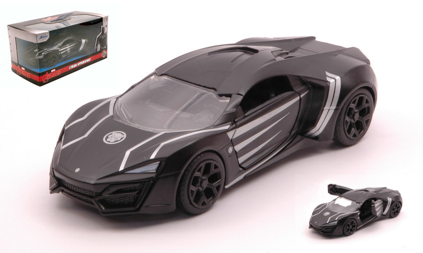 Lykan Hypersport Black Panther "Avengers" 1:32 Jada Toys DS Modellismo Lykan Hypersport Black Panther scala 1:32