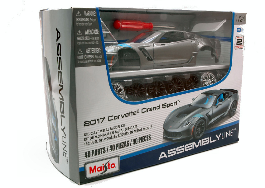 Chevrolet Corvette Grand Sport 2017 Kit 1:24 DS Modellismo Chevrolet Corvette Grand Sport scala 1:24