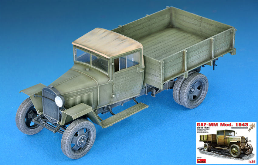 Gaz-MM MOD.1943 Cargo Truck Kit 1:35 DS Modellismo Gaz-MM MOD.1943 Cargo Truck Kit scala 1:35