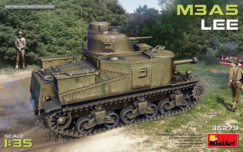 M3A5 Lee Kit 1:35 DS Modellismo M3A5 Lee Kit scala 1:35 Miniart