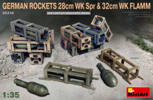 German Rockets 28 cm Wk Spr & 32 scala 1:35