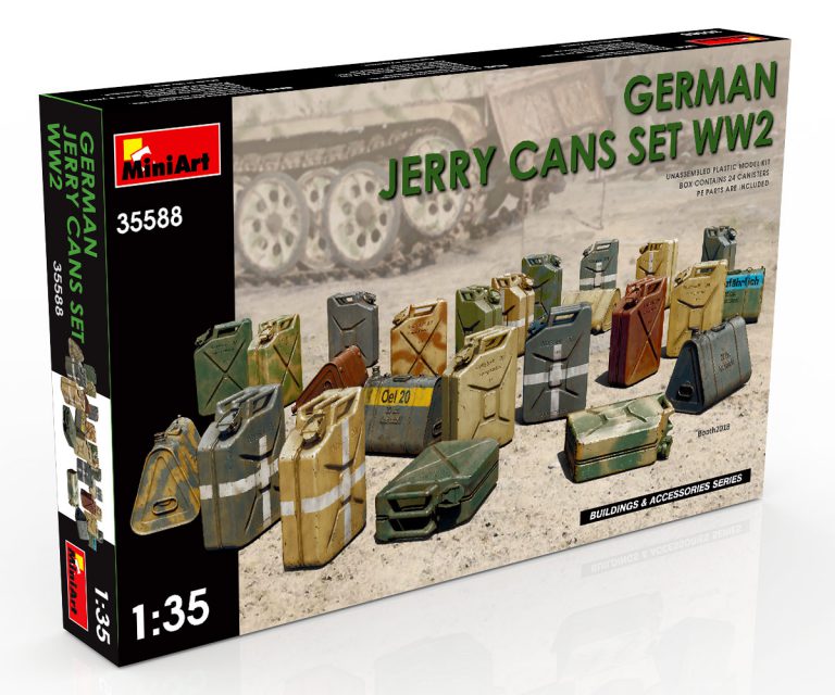 German Jerry Cans Set WWII Kit 1:35 DS Modellismo German Jerry Cans Set Wwii Kit scala 1:35