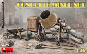 Concrete Mixer Set Kit scala 1:35 Miniart