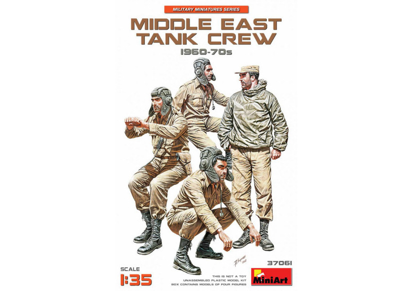 Middle East Tank Crew 1960-70s Kit 1:35 DS Modellismo Middle East Tank Crew 1960-70s scala 1:35