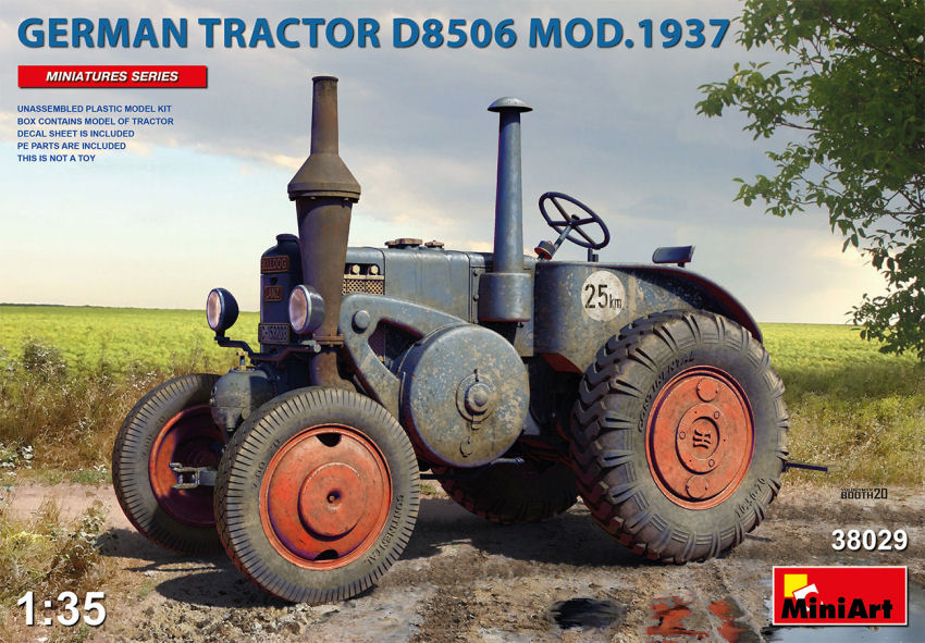 German Tractor D8506 MOD.1937 Kit 1:35 DS Modellismo German Tractor D8506 MOD.1937 Kit scala 1:35