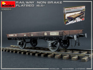 Railway Non-Brake Flatbed 16.5 t scala 1:35