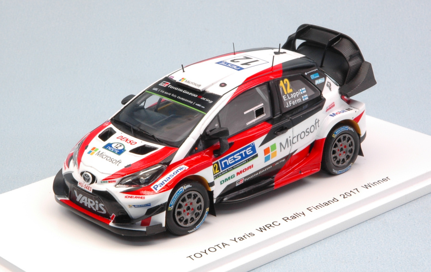 Toyota Yaris WRC N.12 Winner Finland Rally E.Lappi-J.Ferm DS Modellismo Toyota Yaris WRC Winner Finland scala 1:43