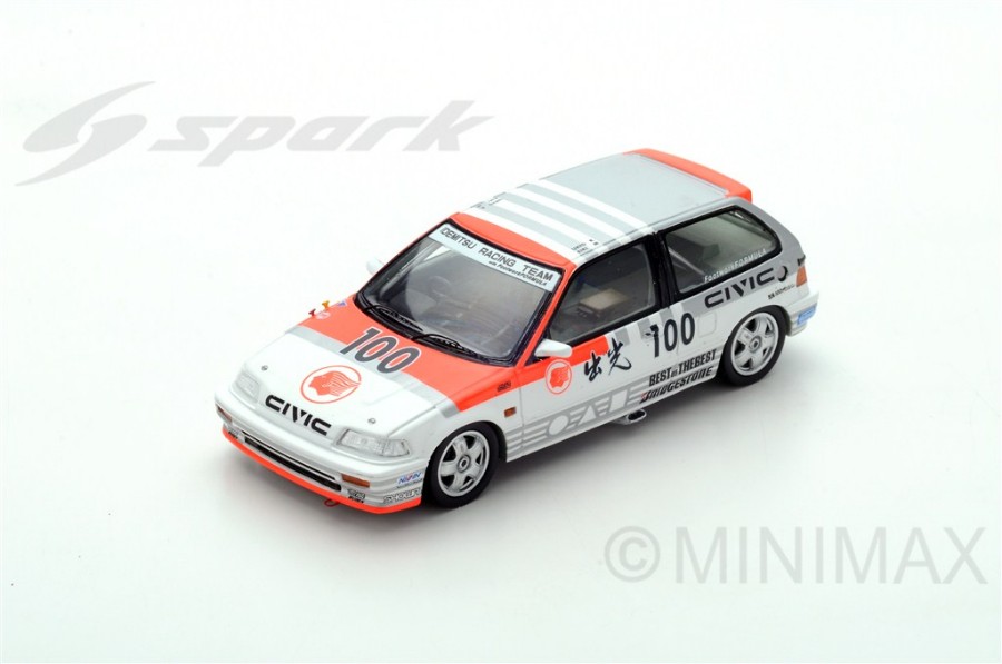 Honda Civic EF3 N.100 Winner GRP3 JTC Suzuka 1989 U.Katayama-E.Muramatsu DS Modellismo Honda Civic EF3 Winner GRP3 Jtc scala 1:43