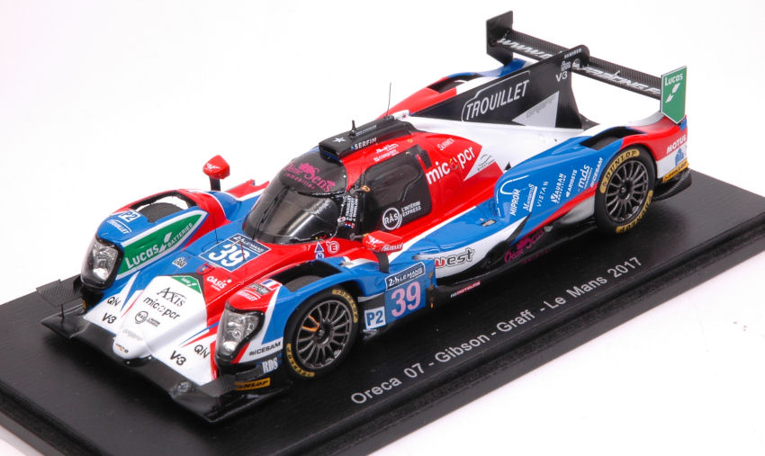 Oreca 07 Gibson N.39 44th LM 2017 Guibbert-Trouillet-Winslow 1:43 DS Modellismo Oreca 07 Gibson 44th LM 2017 scala 1:43