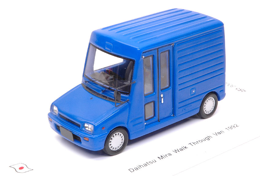 Daihatsu Mira Walk Through Van 1992 Blue 1:43 DS Modellismo Daihatsu Mira Walk Through Van scala 1:43