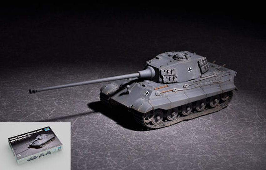 German King Tiger (Henschel Turret) with 105 mm Kit 1:72 DS Modellismo German King Tiger with 105 mm Kit scala 1:72