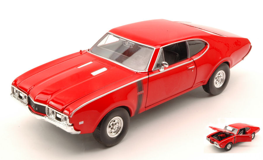 Oldsmobile 442 1968 Red 1:24 DS Modellismo Oldsmobile 442 1968 Red scala 1:24 Welly
