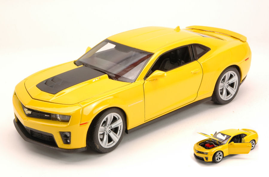 Chevrolet Camaro Zl1 2013 Yellow 1:24 DS Modellismo Chevrolet Camaro Zl1 2013 Yellow scala 1:24
