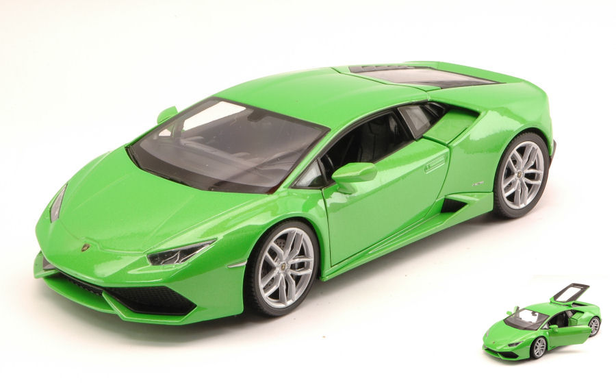 Lamborghini Huracan Lp 610-4 2014 Green 1:24 DS Modellismo Lamborghini Huracan Lp 610-4 2014 scala 1:24