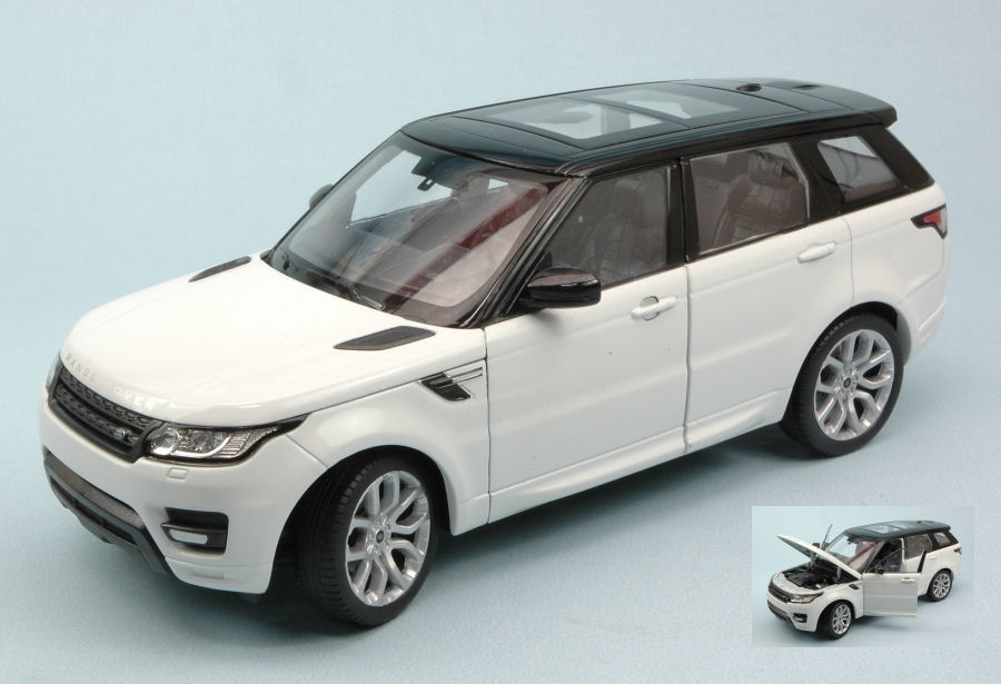 Range Rover Sport 2014 White/Black 1:24 DS Modellismo Range Rover Sport 2014 scala 1:24