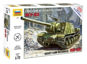 ISU-122 Soviet Tank Destroyer Kit scala 1:72