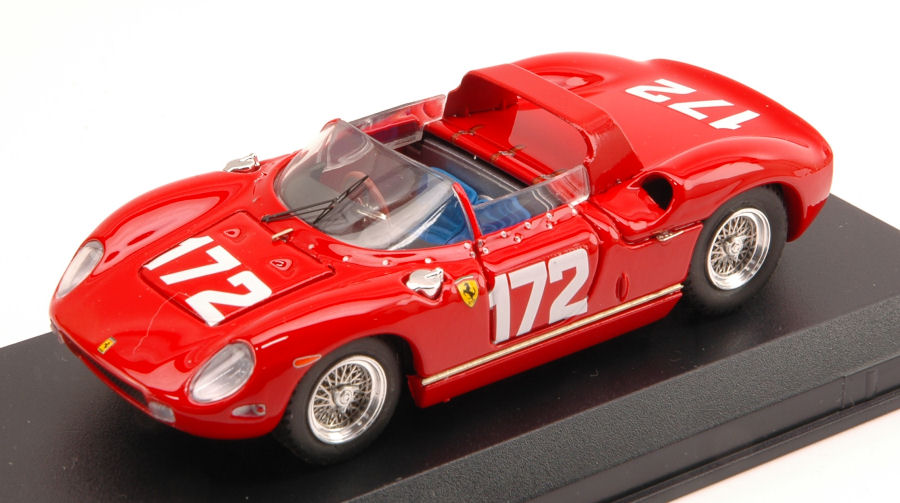 Ferrari 250 P N.172 Targa Florio 1963 Scarfiotti-Mairesse 1:43 DS Modellismo Ferrari 250 P Targa Florio 1963 scala 1:43