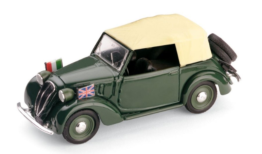 FIAT 1100 (508 C) CORPO DIPLOMATICO 1937 Brumm 1:43 DS Modellismo Fiat 1100 Corpo Diplomatico 1937 scala 1:43