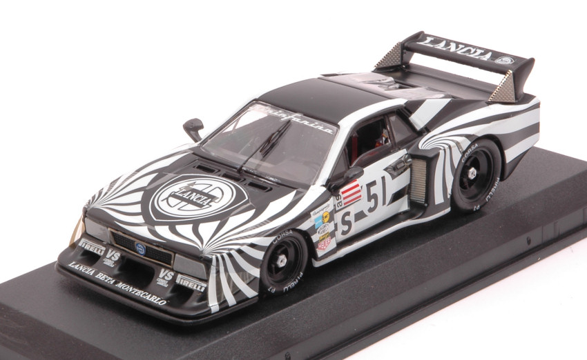 Lancia Beta Montecarlo N.51 DNF Silverstone 1979 R.Patrese-W.Rohrl 1:43 DS Modellismo Lancia Beta Montecarlo Dnf scala 1:43
