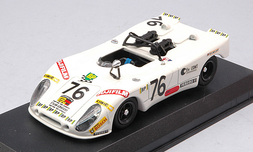 Porsche 908/2 Flunder N.76 DNF Le Mans 1972 Lagniez-Touroul 1:43 DS Modellismo Porsche 908/2 Flunder Dnf Le Mans scala 1:43